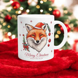 Christmas Fox Mug | Festive Holiday Design | Cute Gift for Fox Lovers