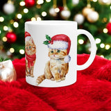 Christmas Cats Mug | Cute Festive Design | Perfect Holiday Gift for Cat Lovers