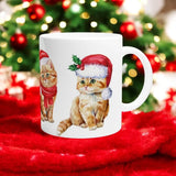 Christmas Cats Mug | Cute Festive Design | Perfect Holiday Gift for Cat Lovers