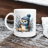 Cozy Owl Lantern Mug | Cute Winter Design | Dishwasher & Microwave Safe